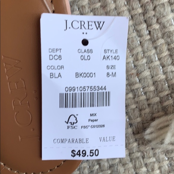 NWT!  J.crew strapped sandals - Picture 2 of 3